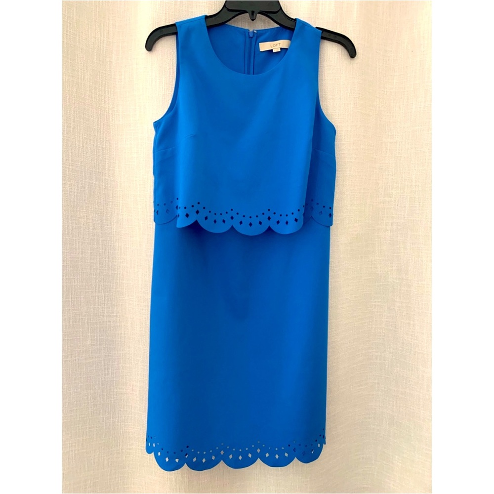 Blue Ann Taylor Loft Dress - Size: 2